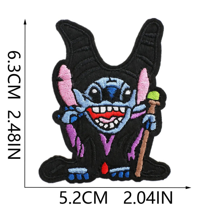 Stitch x Maleficent Embroidered Patch