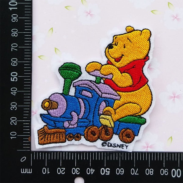 Christopher Robin 'Pooh | Riding Train' Embroidered Patch