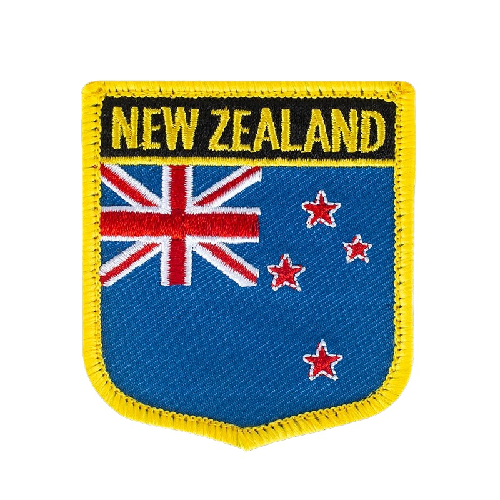 New Zealand Flag '1.0' Embroidered Velcro Patch — Little Patch Co