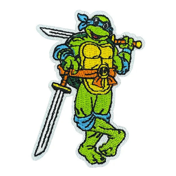 Teenage Mutant Ninja Turtles 'Leonardo | Dual Katanas Weapon' Embroidered Patch