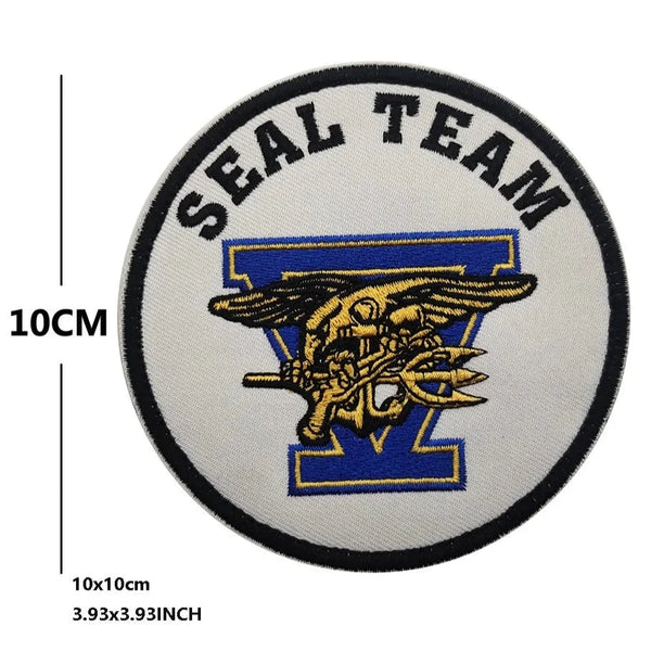 Emblem 'Seal Team 5' Embroidered Velcro Patch