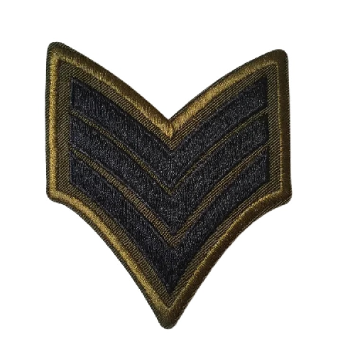 Sergeant Patch Rang Military Tactical 'Sergeant Rank Insignia' Embroidered Patch – Little ...