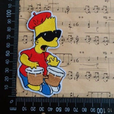 Springfield 'Bart | Drumming' Embroidered Patch