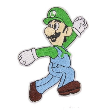 Mushroom Kingdom Bros. 'Luigi | Running' Embroidered Patch