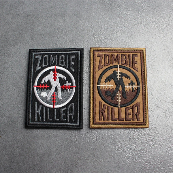 Zombie Killer Embroidered Velcro Patch