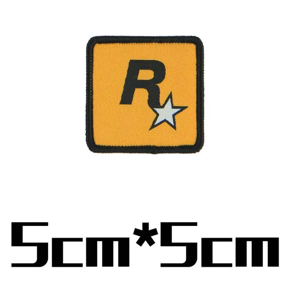 Rockstar Games 'Logo 1.0' Embroidered Velcro Patch