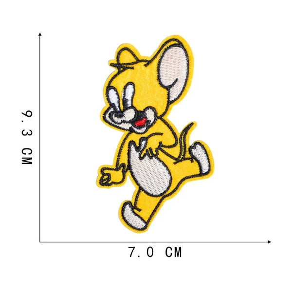 Tom and Jerry 'Funny Jerry | 1.0' Embroidered Patch