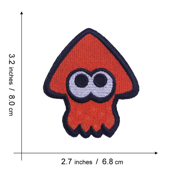 Splatoon 'Inkling Squid' Embroidered Patch