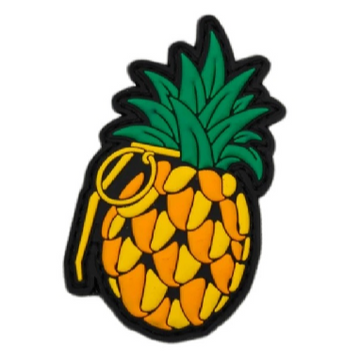 Pineapple Grenade PVC Rubber Velcro Patch