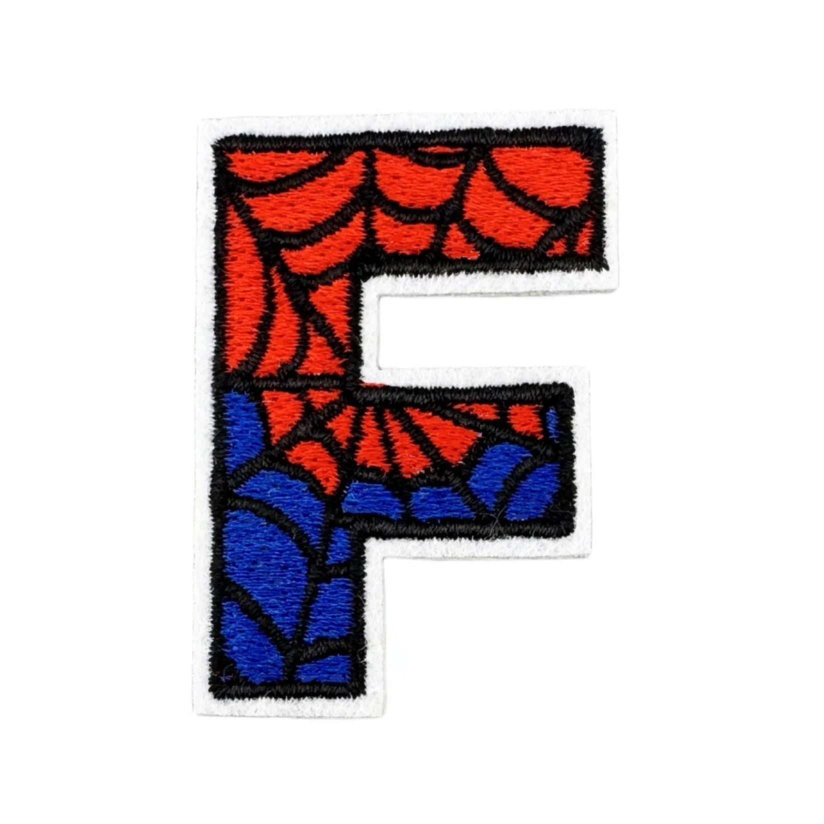Spider-Man Letter 'Letter F' Embroidered Patch