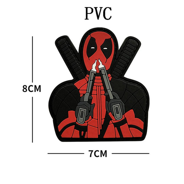 Deadpool 'Tactical Guns' PVC Rubber Velcro Patch