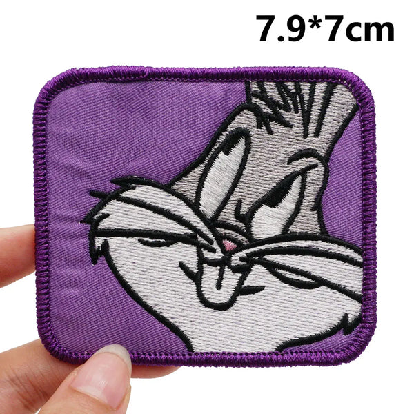 Bugs Bunny 'Face | Square' Embroidered Patch