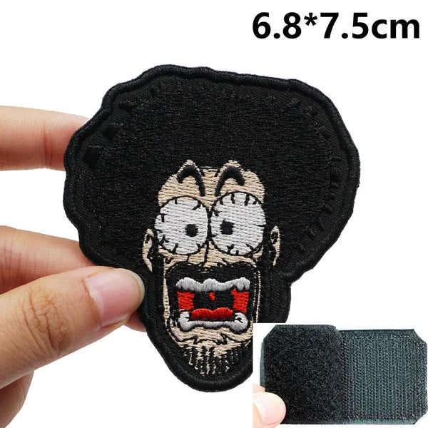 Saiyan Saga 'Mr. Satan | Head' Embroidered Velcro Patch