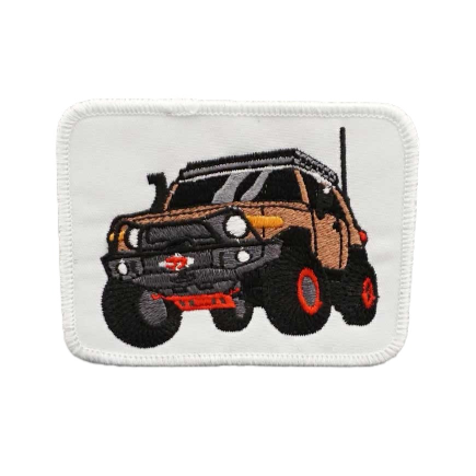 Off-Road Vehicles 'FJ Cruiser | Snorkel' Embroidered Velcro Patch