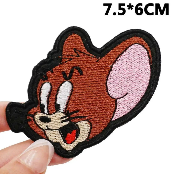 Tom and Jerry 'Jerry | Head' Embroidered Patch
