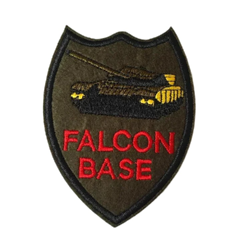 Military Tactical 'Falcon Base Tank Logo' Embroidered Patch