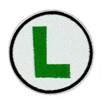 Mushroom Kingdom 'L Logo | Round' Embroidered Patch