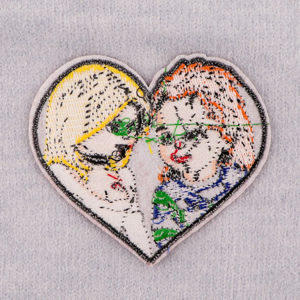 Child’s Play ‘Chucky and Tiffany | Couple Heart’ Embroidered Patch