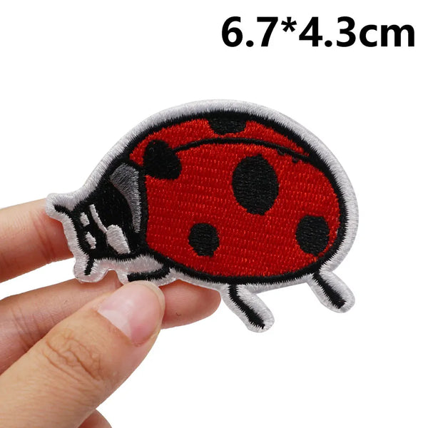 Ladybug Embroidered Patch