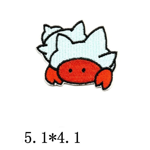 Cute Sea Animal 'Crab' Embroidered Patch