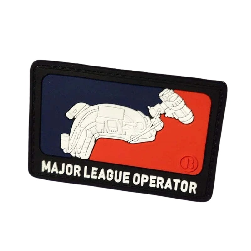 Military Tactical 'Major League Operator' PVC Rubber Velcro Patch