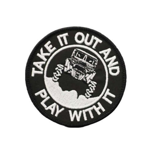 Vehicles 'Take It Out and Play With It | Monster Truck' Embroidered Patch