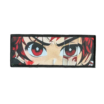 Kimetsu no Yaiba 'Tanjiro | Staring Eyes' Embroidered Velcro Patch