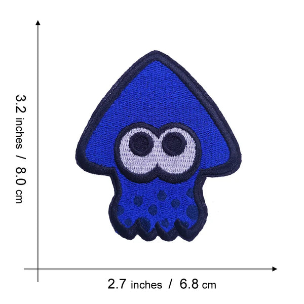 Splatoon 'Inkling Squid' Embroidered Patch