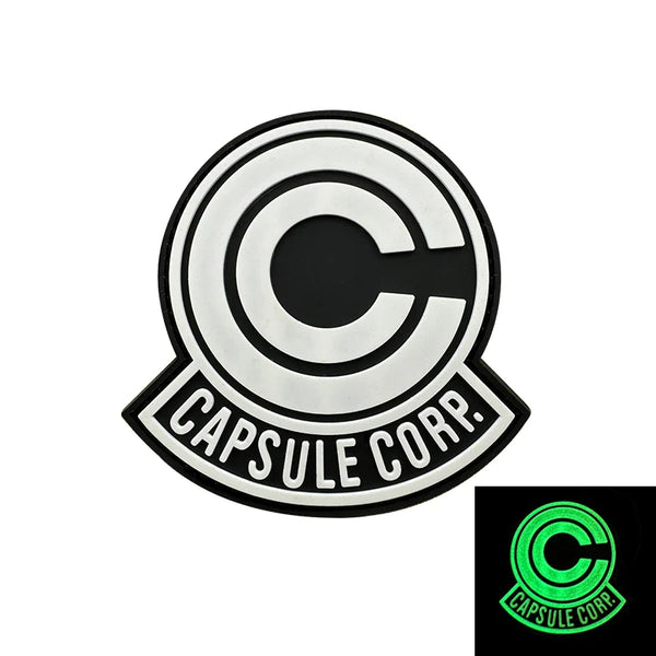 Saiyan Saga 'Capsule Corp. Logo | Luminous' PVC Rubber Velcro Patch