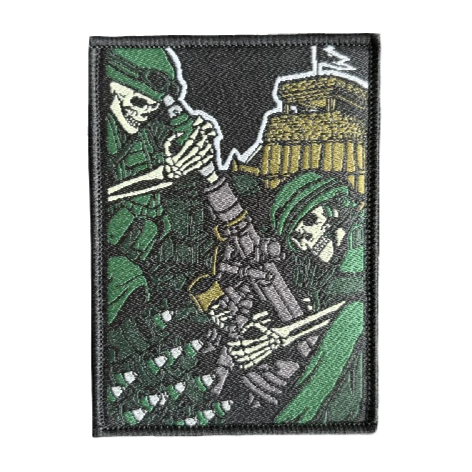 Skull Soldiers 'Missile Bomb' Embroidered Velcro Patch