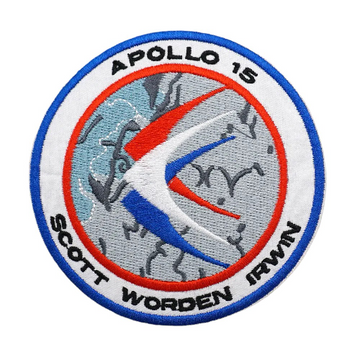 Space 'Apollo 15 Logo' Embroidered Velcro Patch