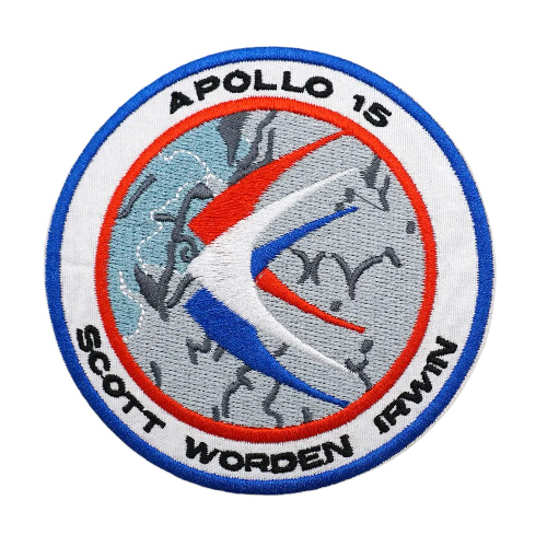 Space 'Apollo 15 Logo' Embroidered Velcro Patch