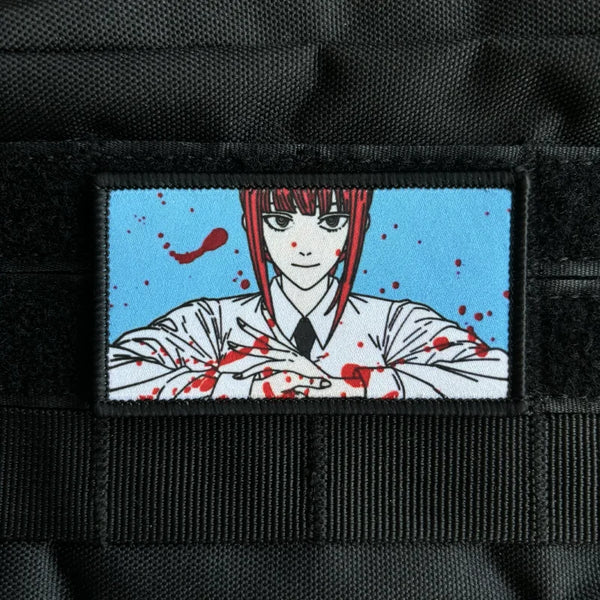 Chainsaw Man 'Makima | Scatter Blood' Embroidered Velcro Patch