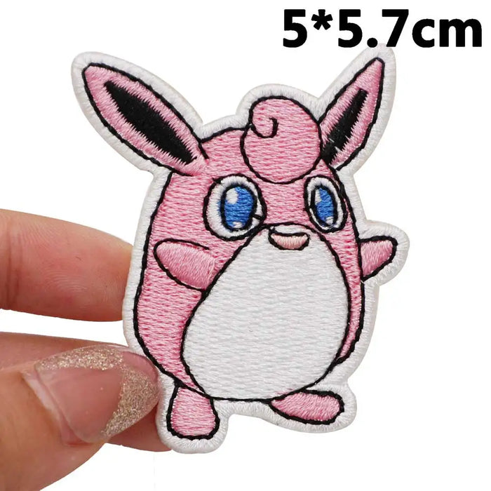 Pokemon 'Wigglytuff' Embroidered Patch