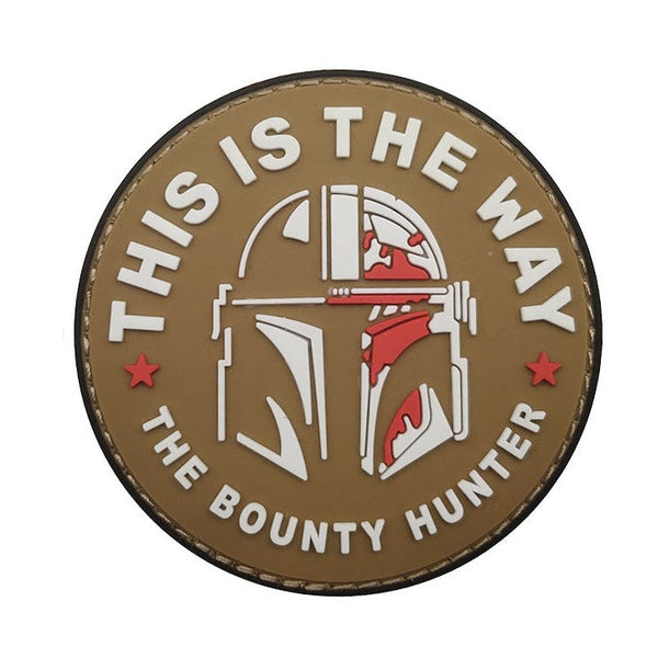 Empire and Rebellion 'This Is The Way | The Bounty Hunter | 2.0' PVC Rubber Velcro Patch