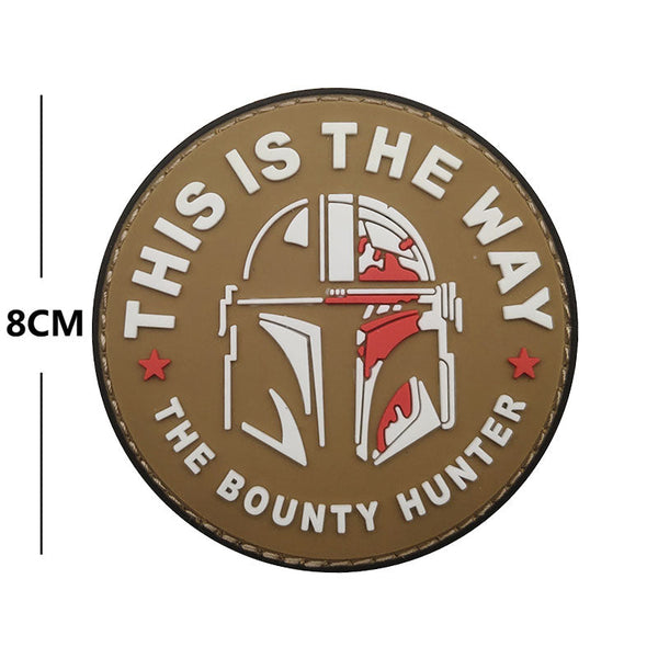 Empire and Rebellion 'This Is The Way | The Bounty Hunter | 2.0' PVC Rubber Velcro Patch