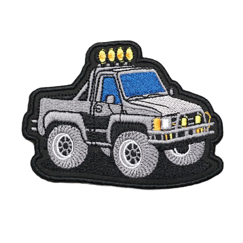 Off-Road Vehicles 'Hilux' Embroidered Velcro Patch