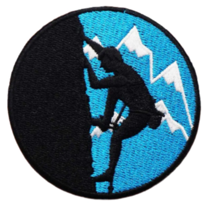 Mountaineer 'Round' Embroidered Velcro Patch