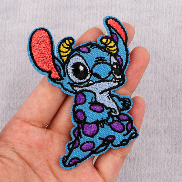 Stitch x Sulley Embroidered Patch