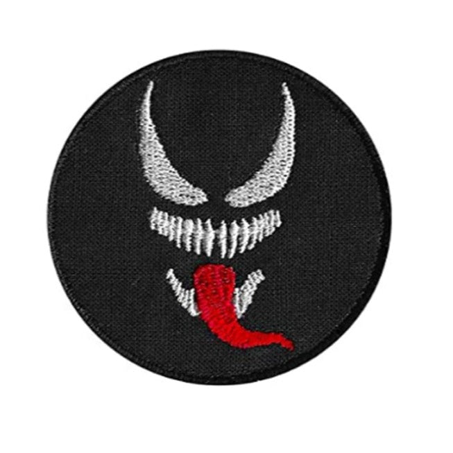 Venom 3" 'Face' Embroidered Patch Set