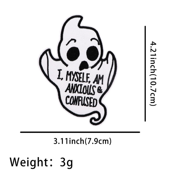 Ghost ‘I, Myself, Am Anxious and Confused' Embroidered Patch