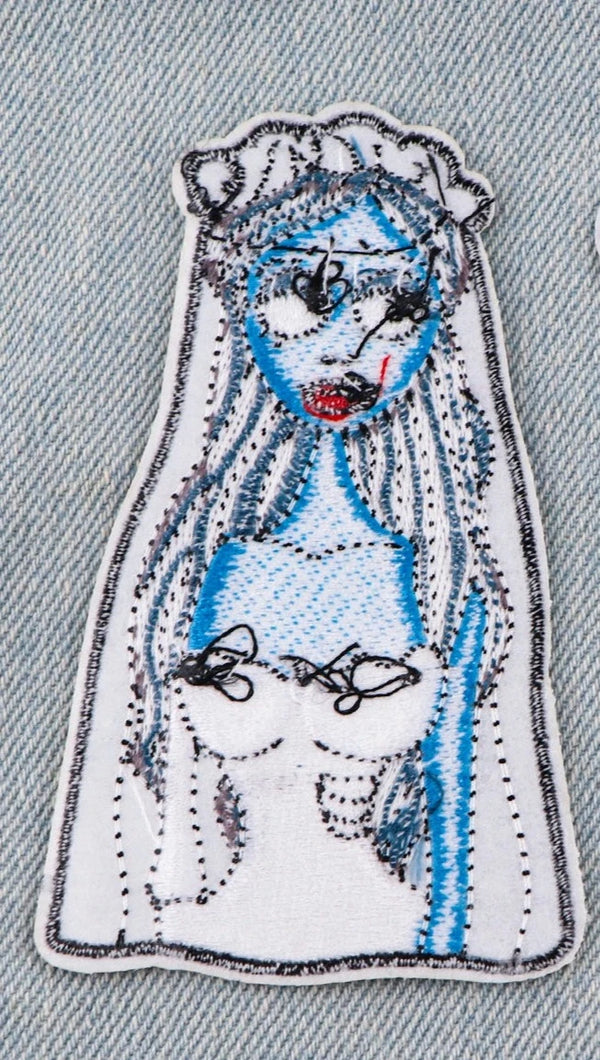 Corpse Bride 'Emily' Embroidered Patch