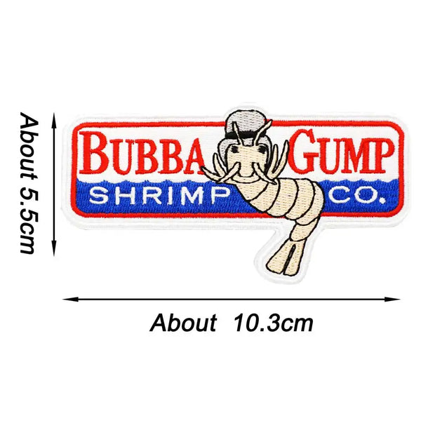 Cool 'Bubba Gump Shrimp Co. Logo' Embroidered Patch