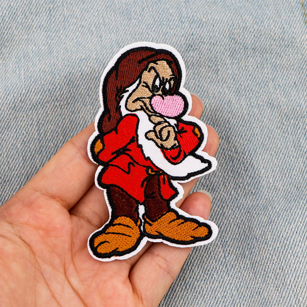 Snow White and The Seven Dwarfs 'Grumpy | Thinking' Embroidered Patch