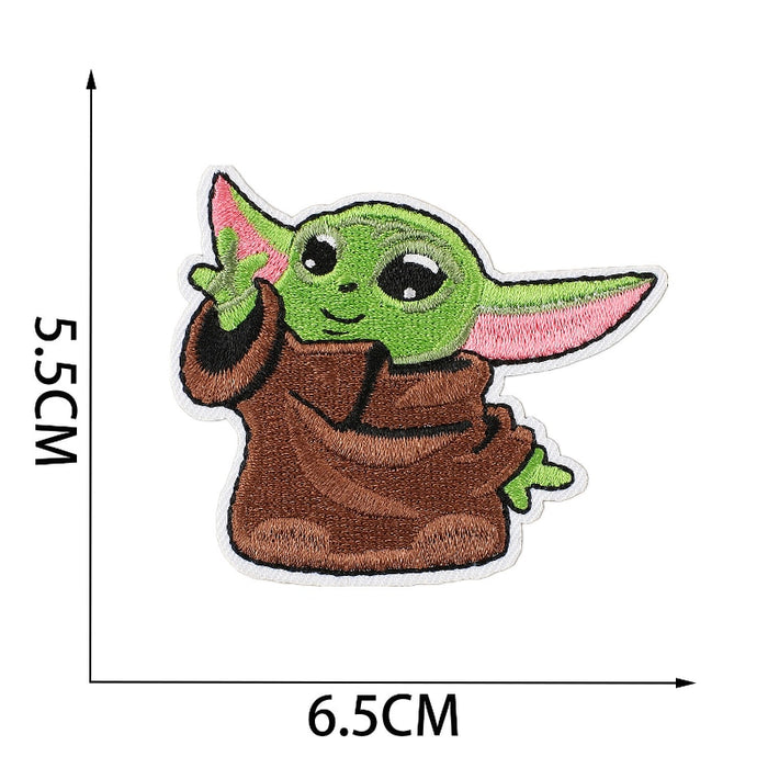 Star Wars 'Baby Yoda | Peace Sign' Embroidered Patch
