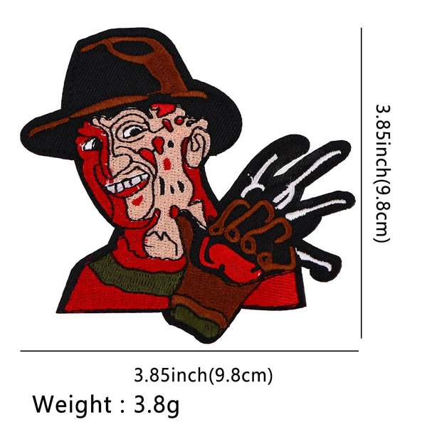 Freddy Krueger 'Smiling' Embroidered Patch