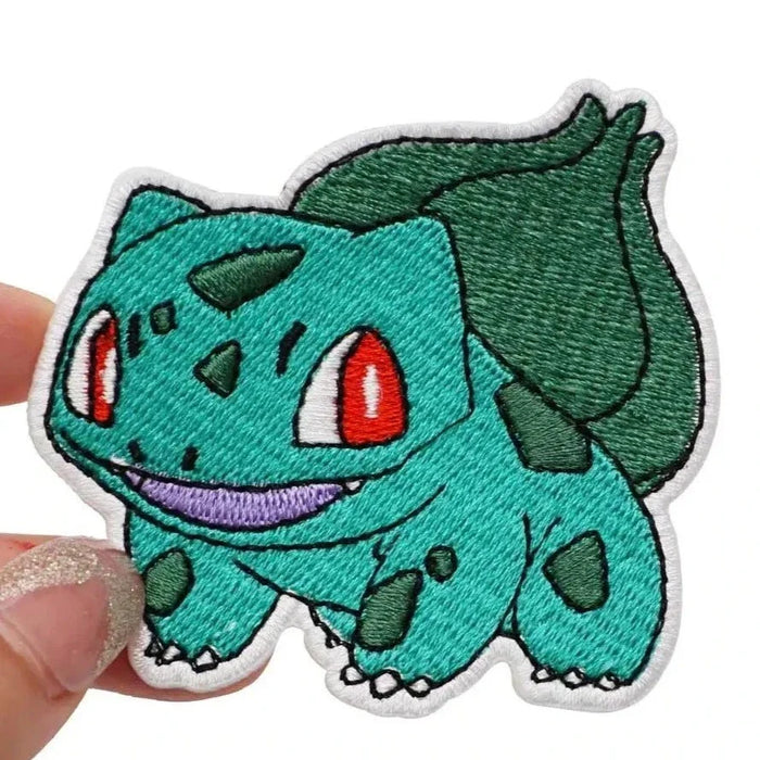 Pocket Monster 'Bulbasaur | Smiling' Embroidered Velcro Patch