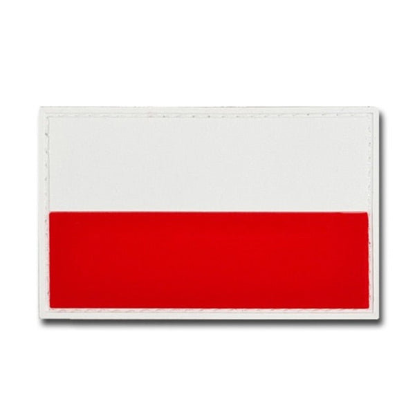 Indonesia Flag PVC Rubber Velcro Patch