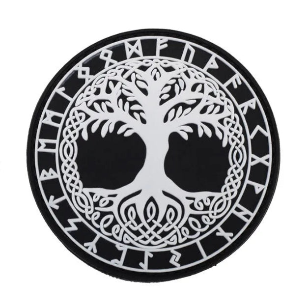 Tree of Life 'Luminous' PVC Rubber Velcro Patch