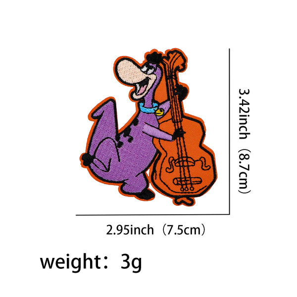 The Flintstones 'Dino | Playing Double Bass' Embroidered Patch